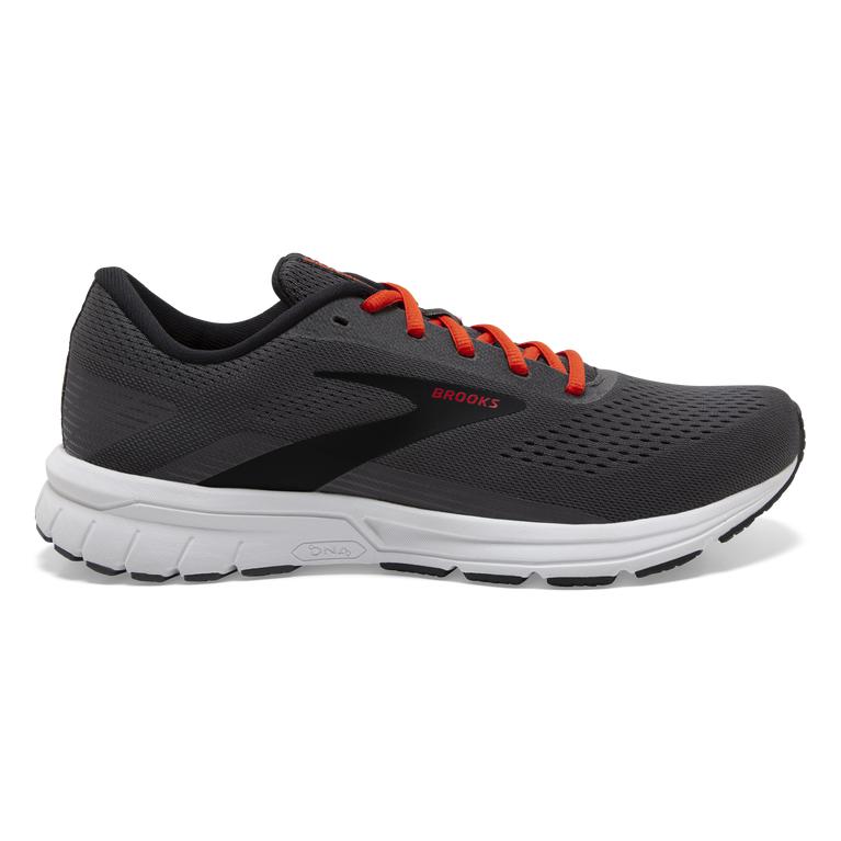 Brooks Men's Signal 3 Road Running Shoes - Blackened Pearl/Black/Red Clay (LJAO51083)